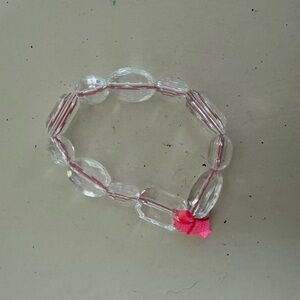 Stella & Dot Bracelet - clear Lucite (small size)